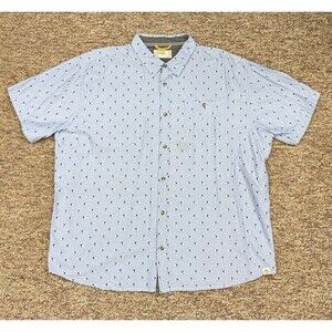 Free Planet Men’s 3X Button Down Shirt Polo Button up Dress Shirt Collared top